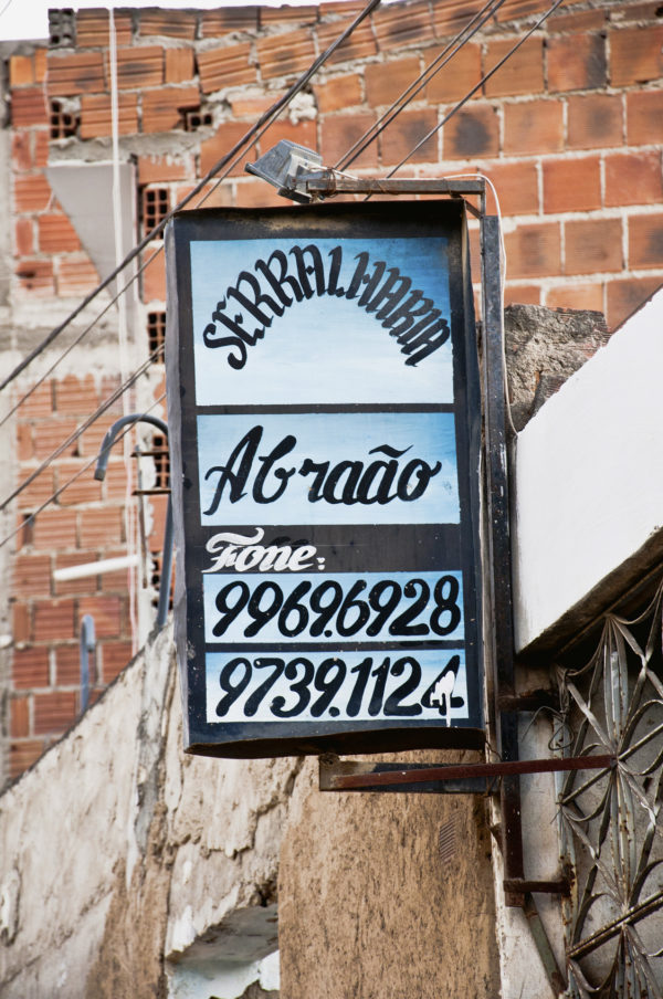 Placa de fachada, Salgado, Caruaru-PE [2013].