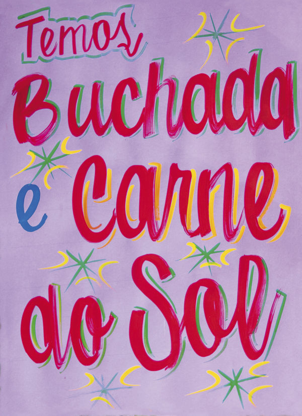 Cartazes elaborados pelo pintor Genivaldo, Mercado Turístico, Petrolina-PE [2013].