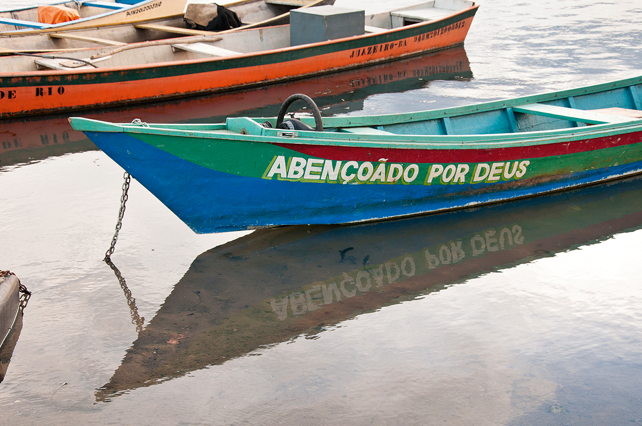 Pintura de Barcos, Orla do Rio São Francisco, Petrolina-PE [2013].